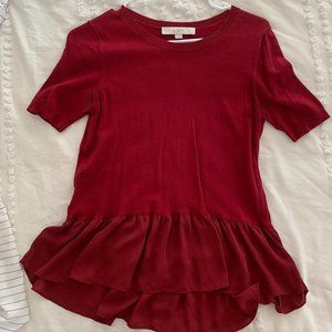 Loft Red XS Tshirt